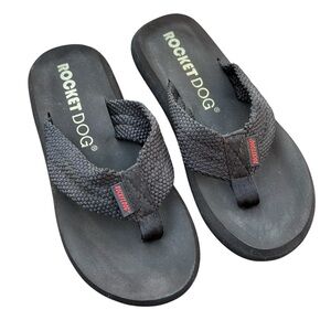 ROCKET DOG VINTAGE STYLE BROWN UNISEX FLIP FLOP SANDALS SIZE 9